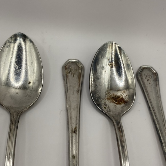 International Silver Co silver plated ice tea spoons set of 8 need polishing VTG - Picture 5 of 12